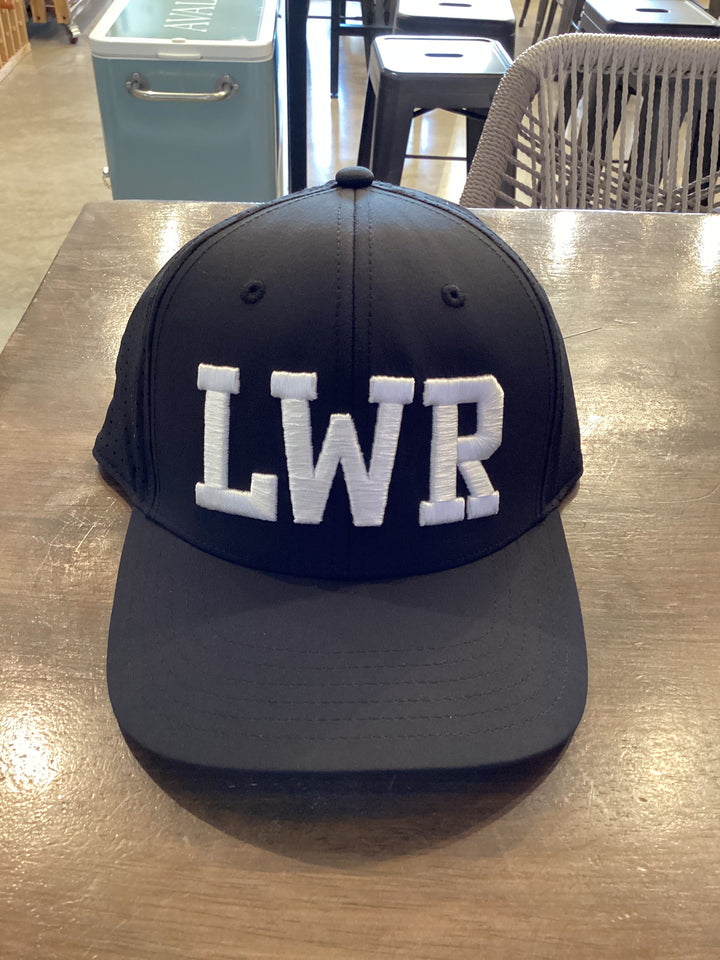 LWR Front Flat Hat - Black