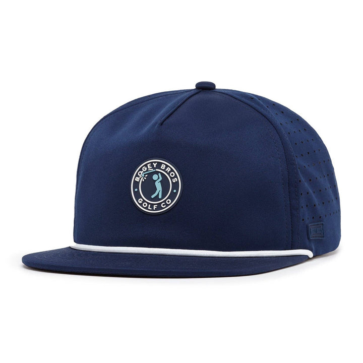 Bogeyman Stamp Flat Bill SnapBack - Navy