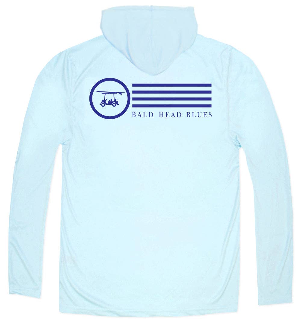 Performance L/S Hoodie - Arctic Circle and Stripes