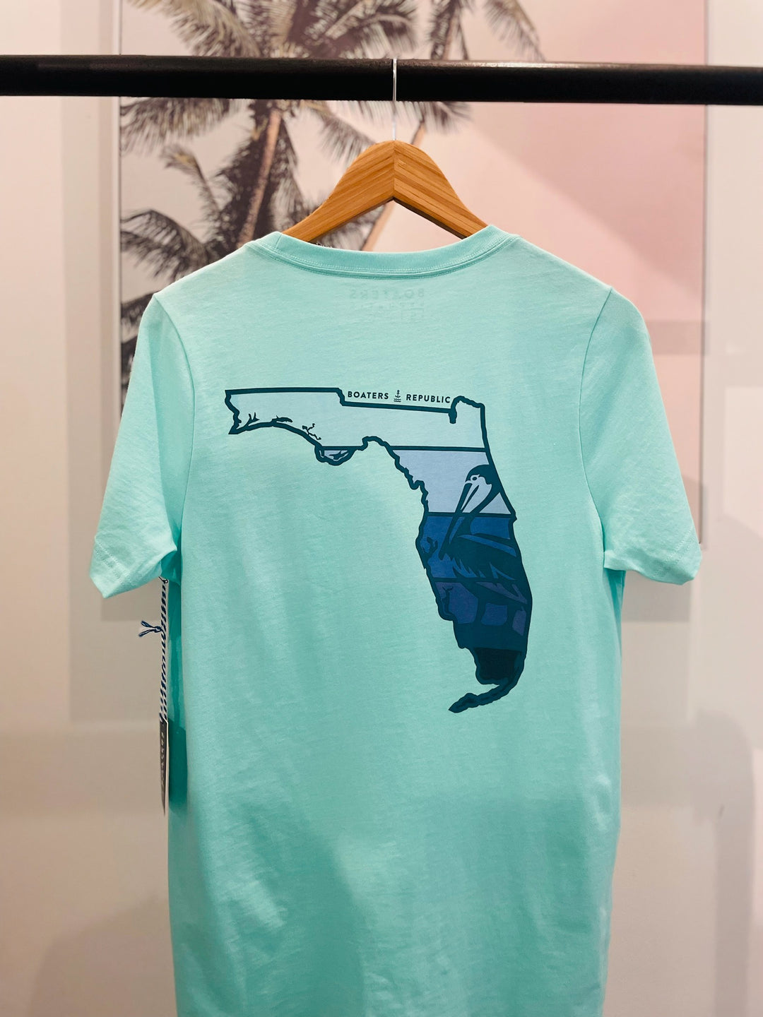 Fl Pelican Pima Cotton S/S - Seafoam