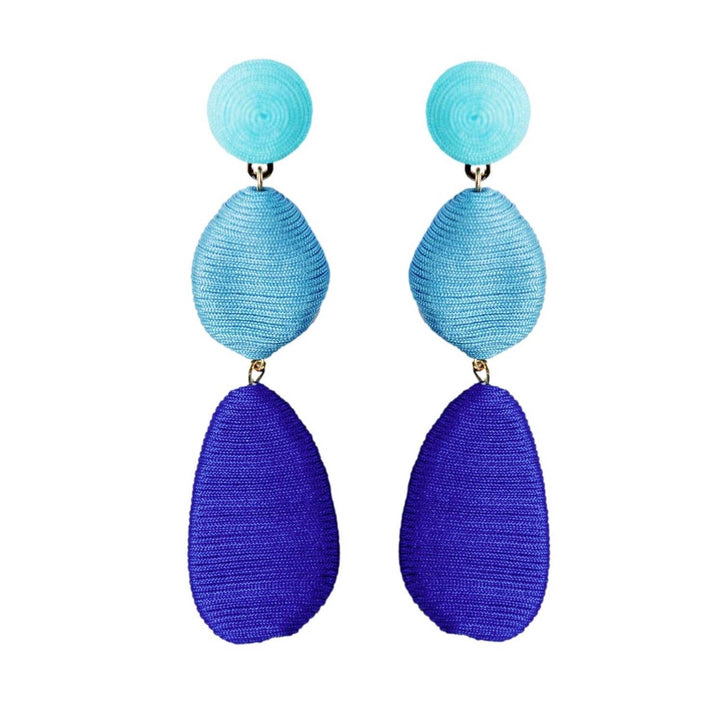 Blue Ombre Lido Drop Earrings