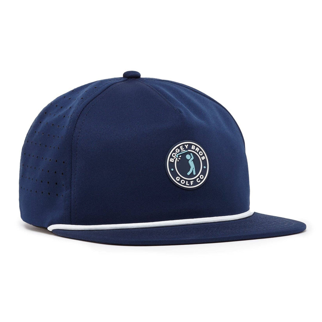 Bogeyman Stamp Flat Bill SnapBack - Navy