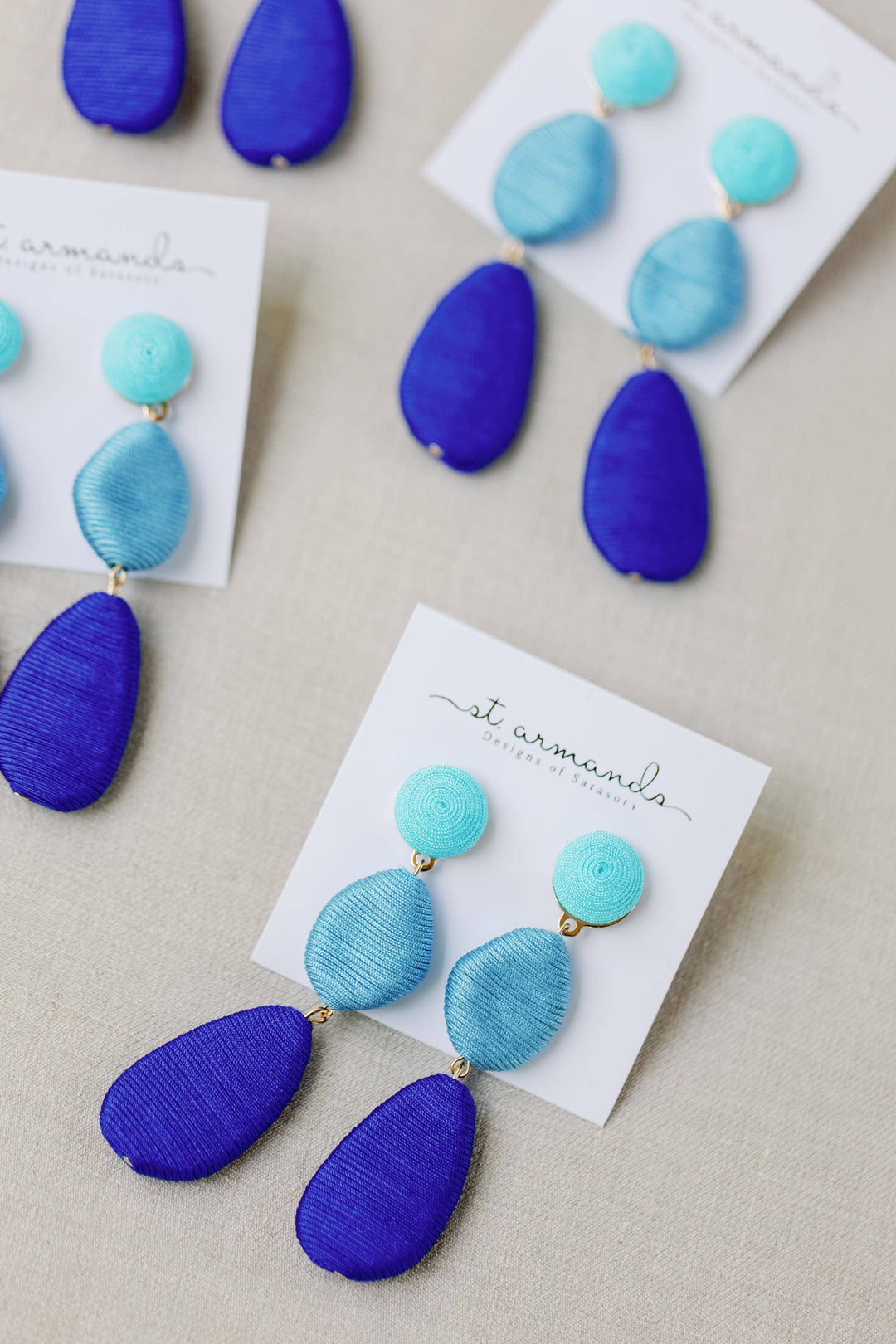 Blue Ombre Lido Drop Earrings