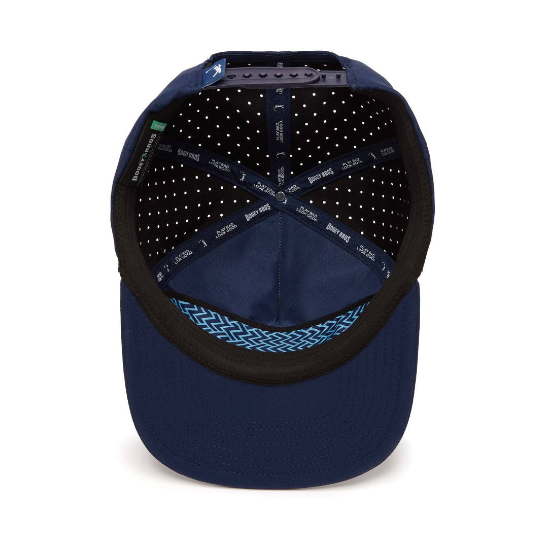 Bogeyman Stamp Flat Bill SnapBack - Navy