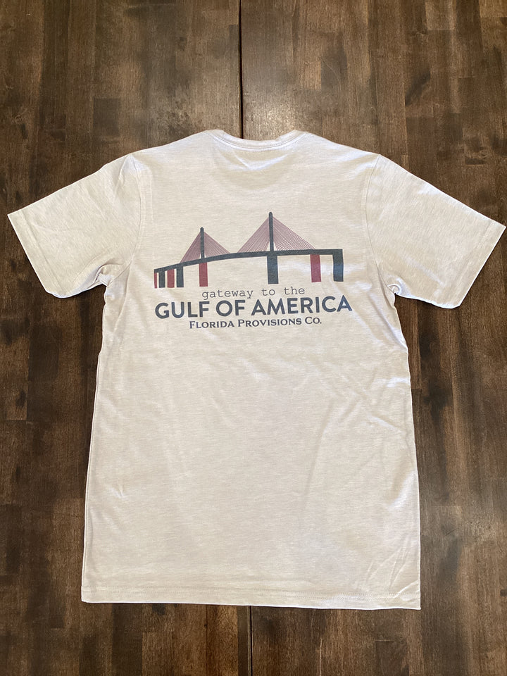 Gulf Of America Tee - Heather Tan