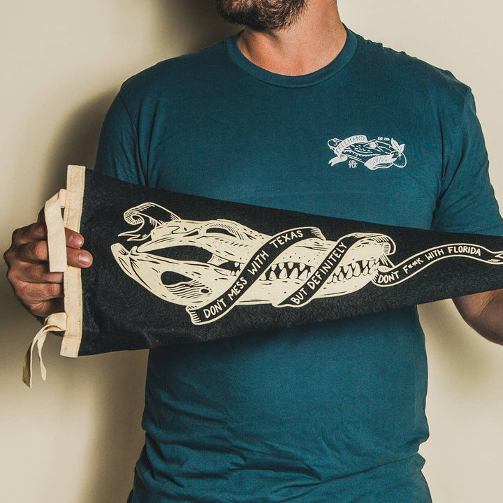 Don't F with Florida Tee - Indigo