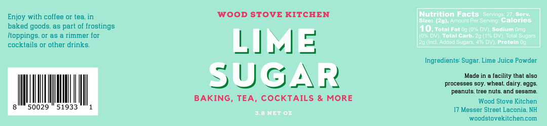 Lime Sugar, 3.8 Net Oz