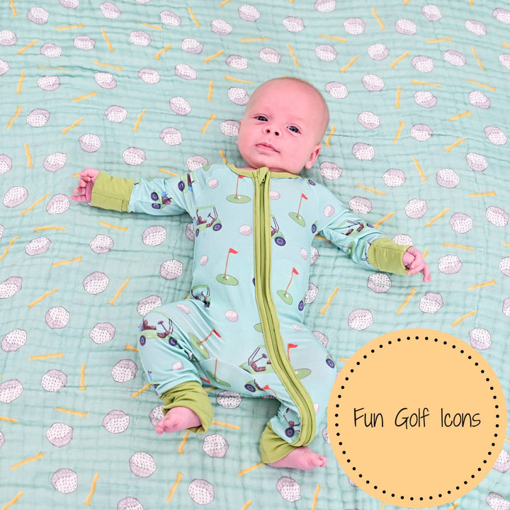 Hole In One Golf Swaddle Blanket