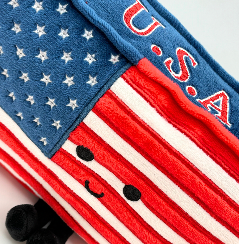 American Flag Stuffed Plush – USA Classic