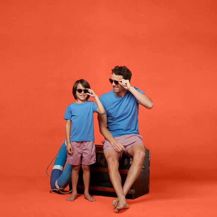 Mid Blue & Orange Coral Trunks