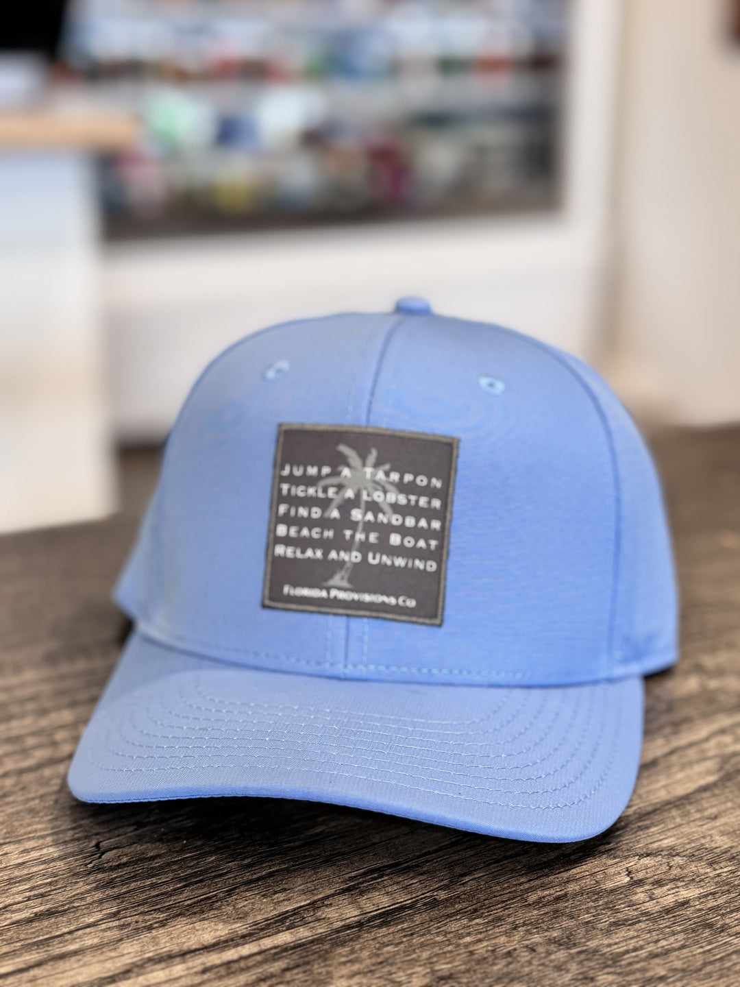 Jump A Tarpon Performance Snapback - Sky Blue