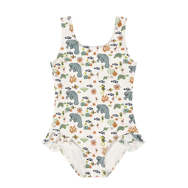 Manatee Ocean One Piece Swimsuit