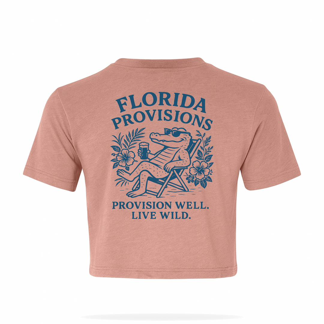 Beach Chair Gator Crop - Dessert Pink