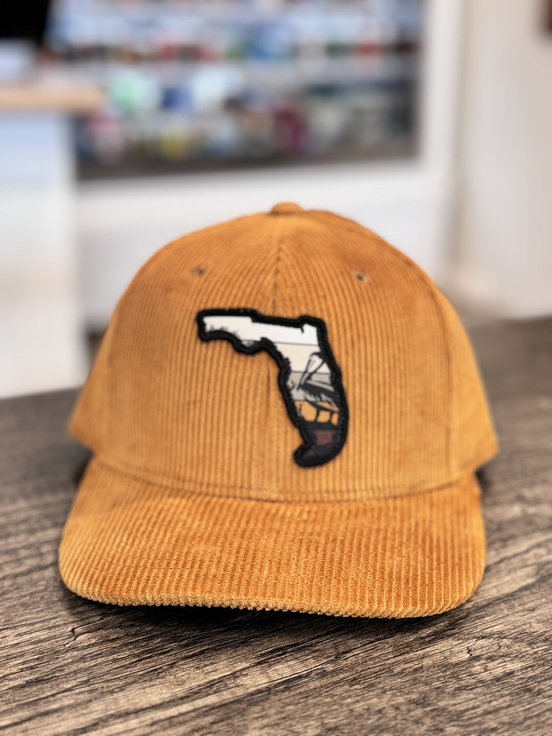 Florida Pelican Corduroy Snapback - Bronze