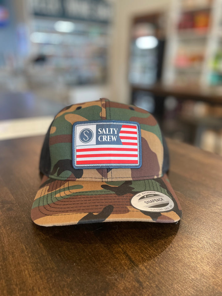 Freedom Flag Retro Trucker - Camo