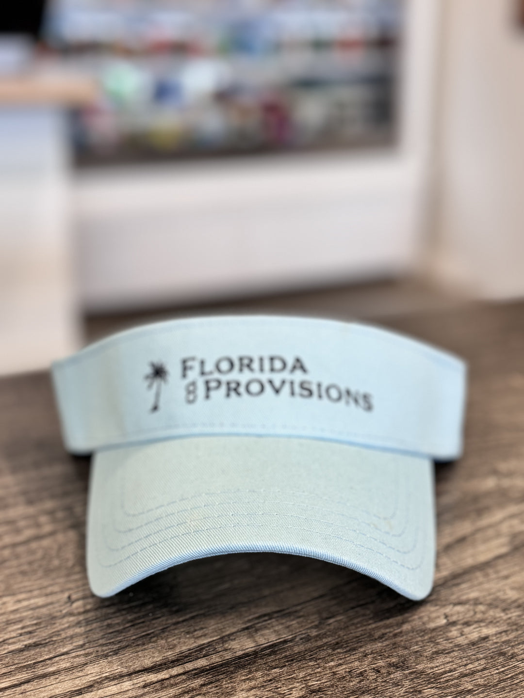 Florida Provisions Logo Visor - Light Blue