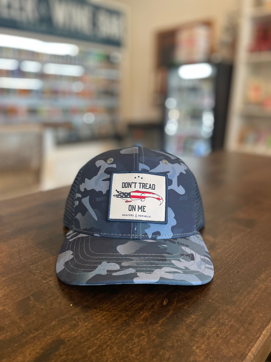 USA Don't Tread Trucker - Blue Camo