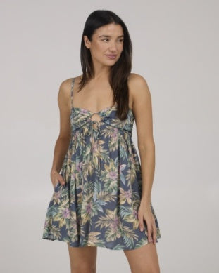 Island Style Dress - Bluestone