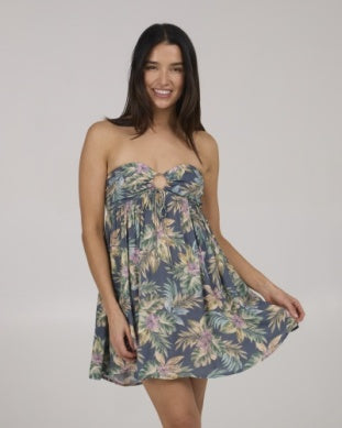 Island Style Dress - Bluestone