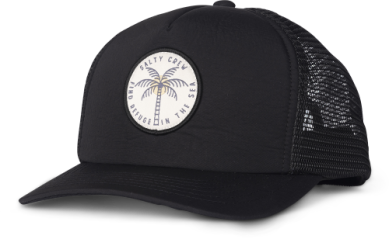 Queen Palm Trucker - Black