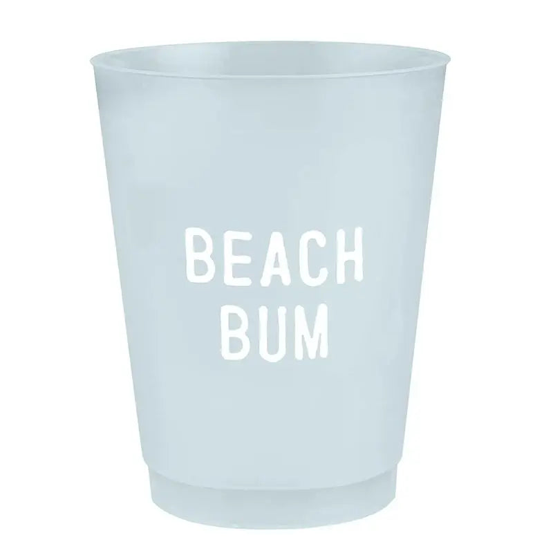 Beach Bum Frosted Cups