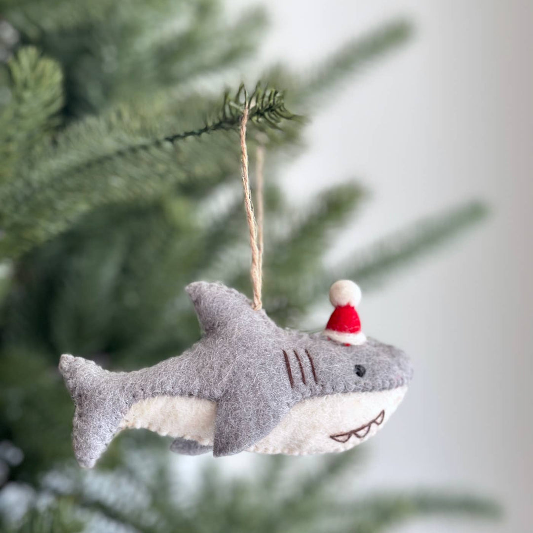 Baby Shark Felt Ornament