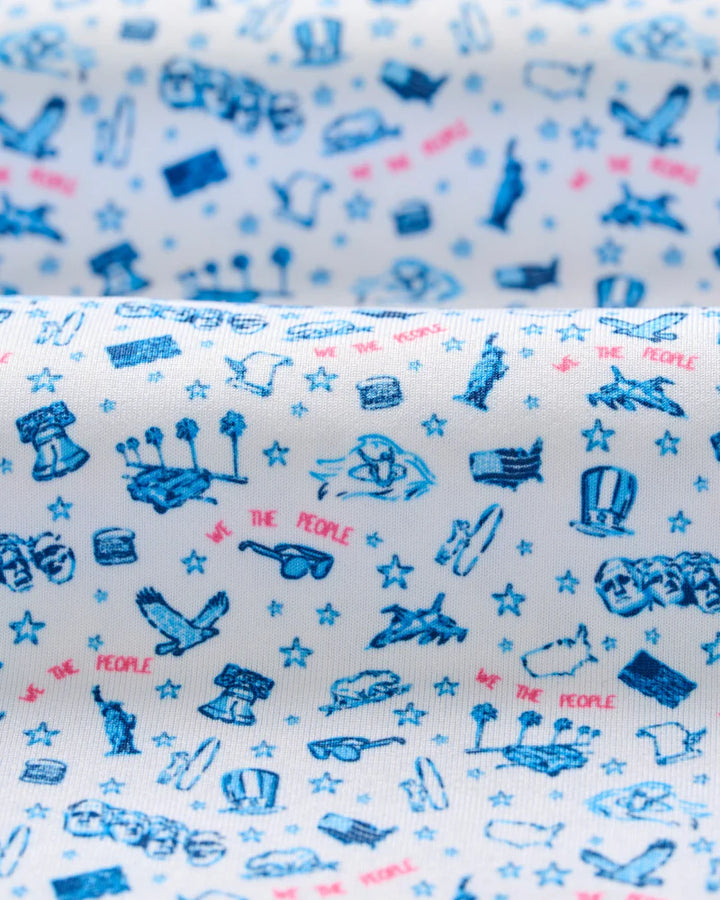 JO Merica Featherweight Performance Polo - Barracuda