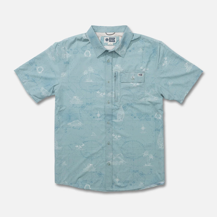 Flagship UV Button Up - Marine