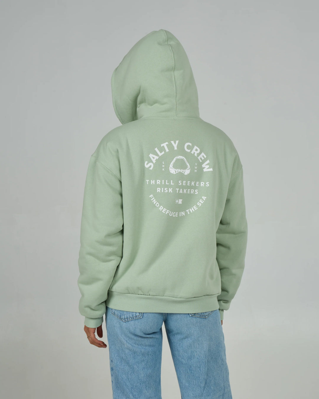 Chompers Zip Hoody - Meadow Green