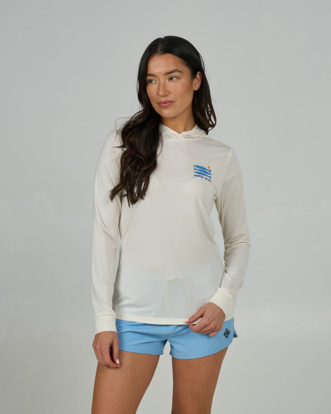 Small Bite Hood Sunshirt - Off White