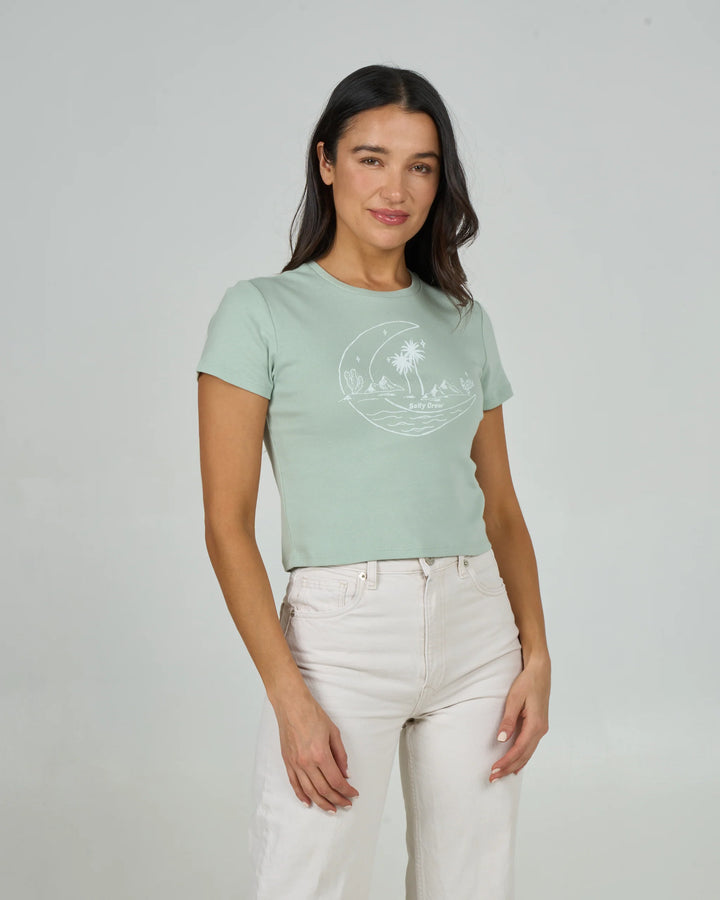 Baja Baby Tee - Meadow Green