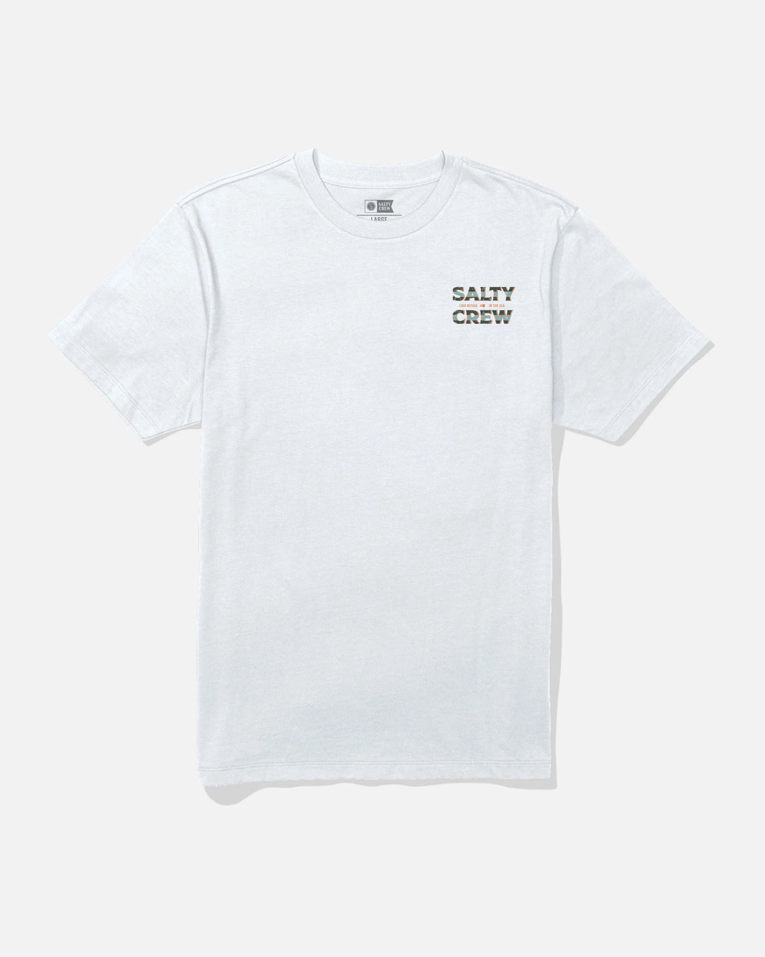 Offset S/S Tee - White