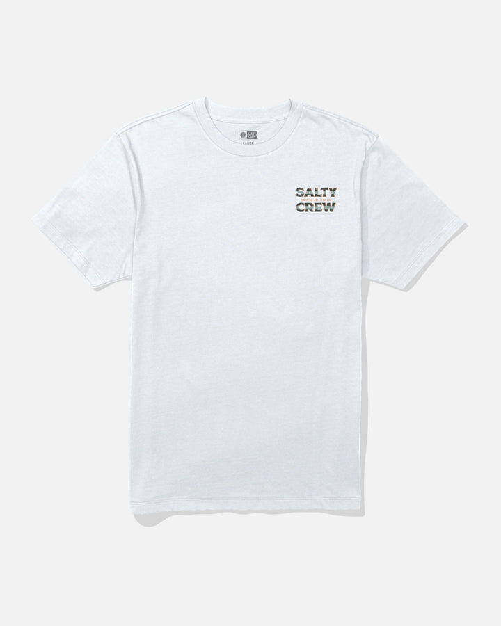 Offset S/S Tee - White