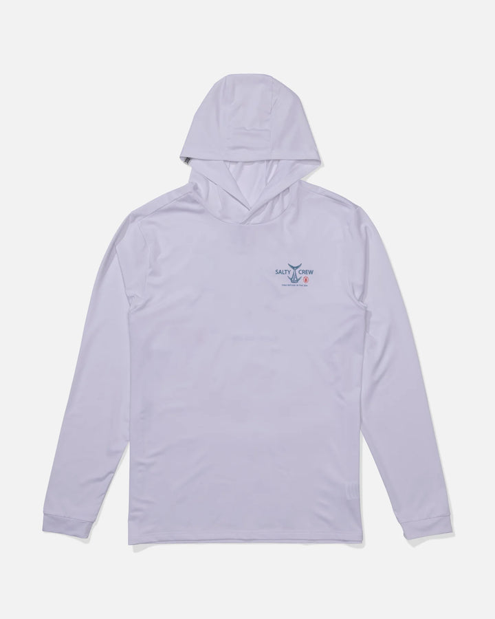 Fish Market Hood Sunshirt - White