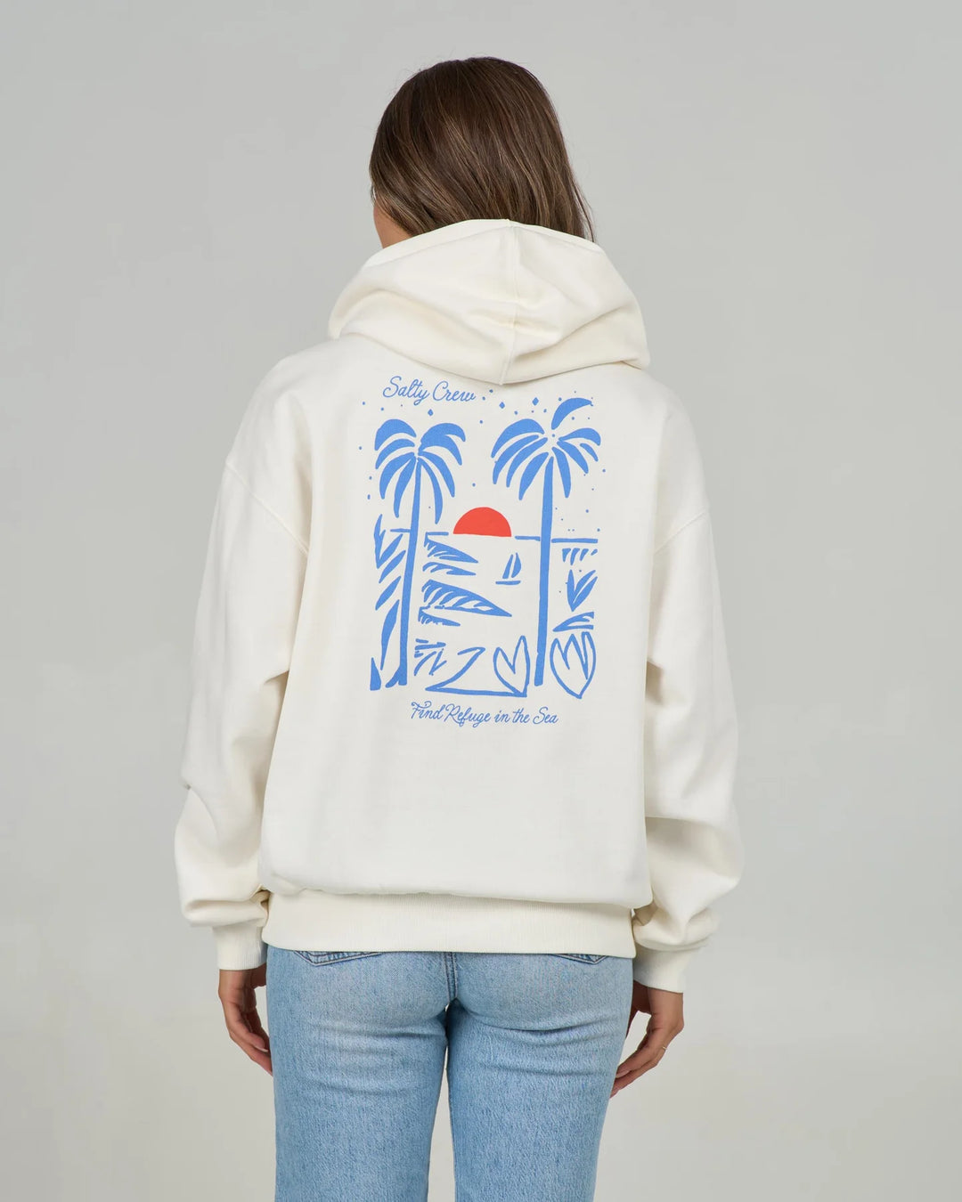 Geo Palm Hoody - Off White