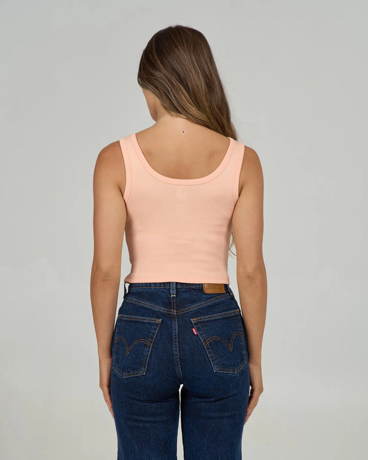 Out To Sea Tank - Apricot
