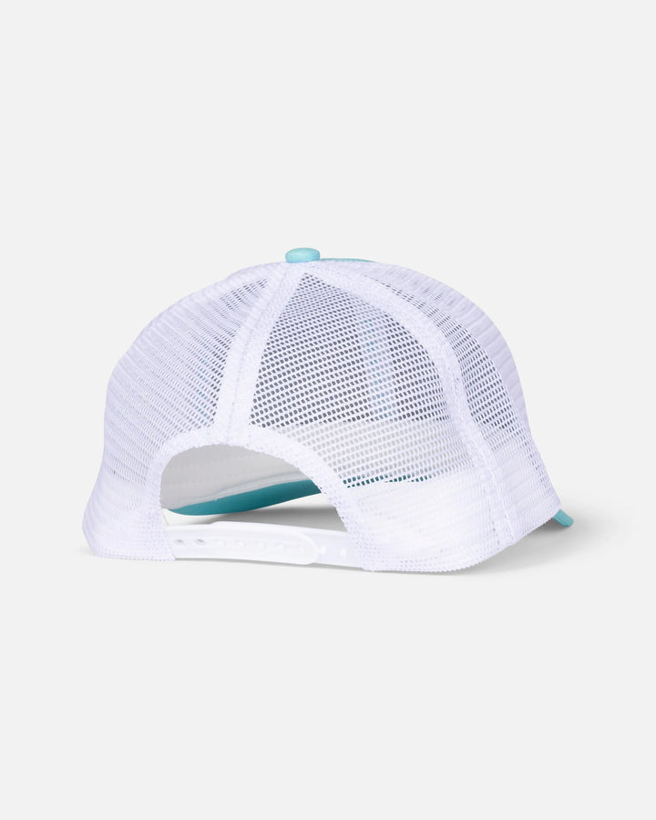 Patched Retro Trucker - Seafoam