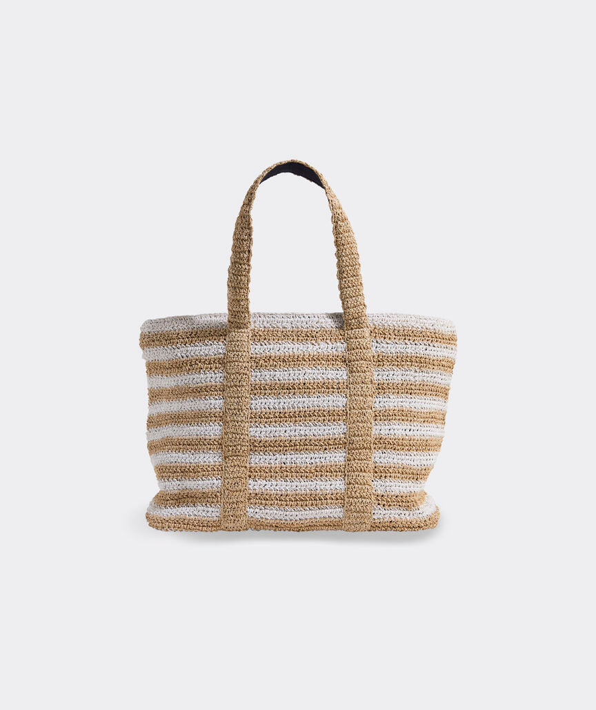 Medium Straw Tote - Natural