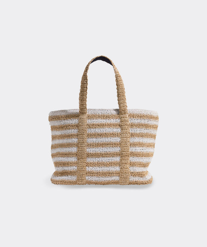 Medium Straw Tote - Natural