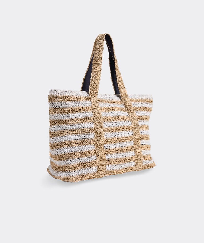 Medium Straw Tote - Natural
