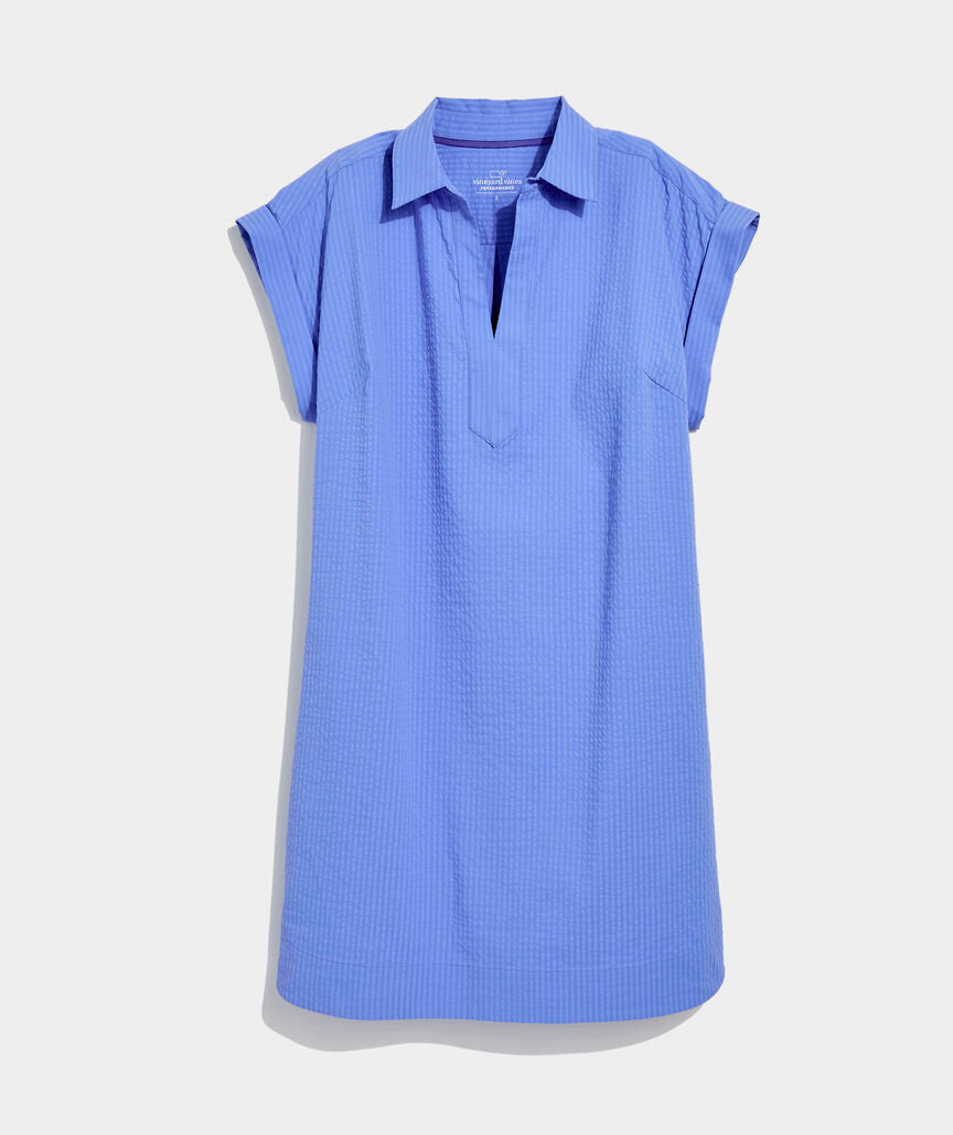 Margo Harbor Shirtdress - Break Blue
