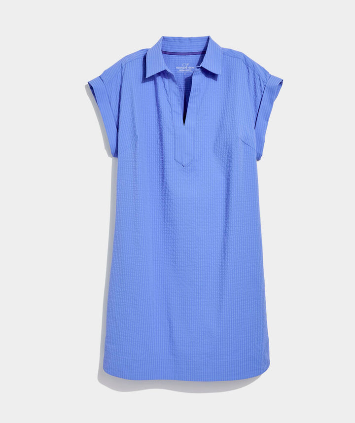 Margo Harbor Shirtdress - Break Blue