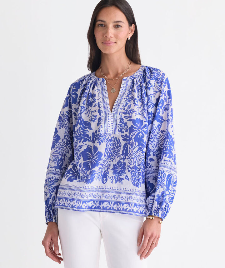 Emilia Top - Paradise Print