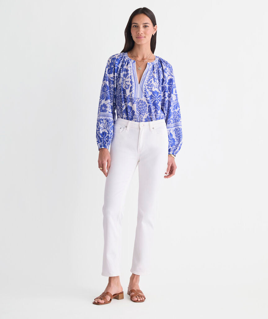 Emilia Top - Paradise Print