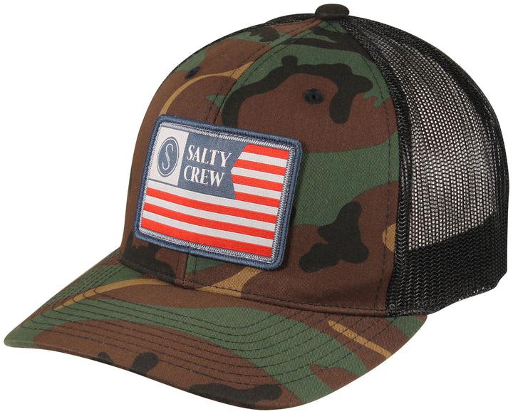 Freedom Flag Retro Trucker - Camo