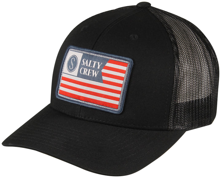 Freedom Flag Retro Trucker - Black