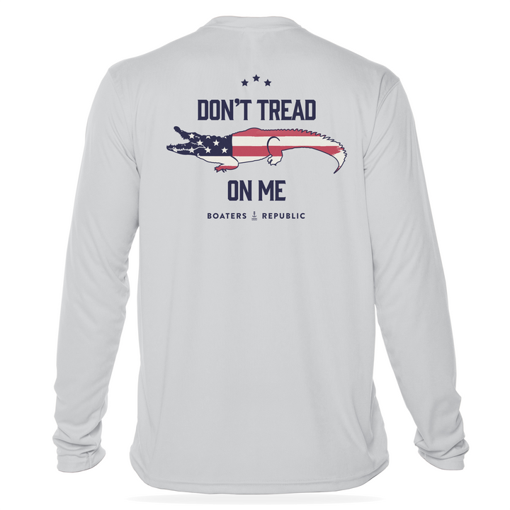 Don’t Tread On Me L/S Performance - Light Grey