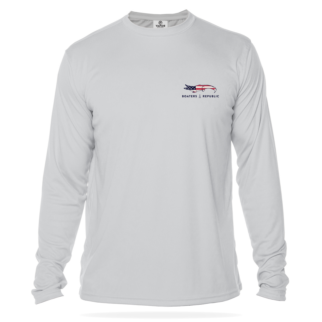 Don’t Tread On Me L/S Performance - Light Grey