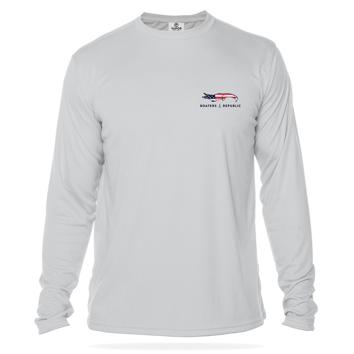 Don’t Tread On Me L/S Performance - Light Grey
