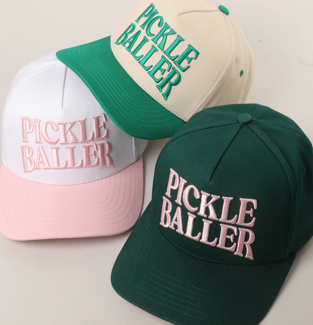 PICKLE BALLER Trucker Hat